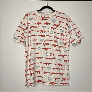Rogue Status x Diamond Supply Co. Gunshow Size L Vintage Rare White/red